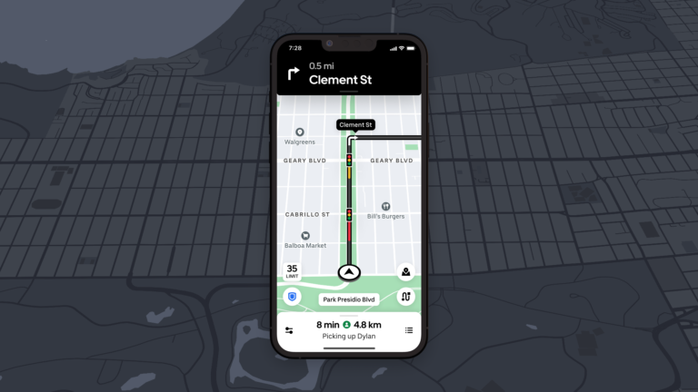 Uber map